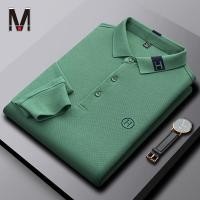 ราคา Spot เสื้อยืดแขนยาวคอปกสำหรับผู้ชายเสื้อโปโลพิมพ์ลายแบบลำลองเสื้อผ้าแขนยาวแบบปัก (10522081198)