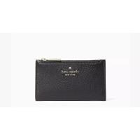 ราคา Kate Spade Leila Small Slim Bifold Leather Wallet Warm Gingerbread WLR00395 (21159962491)