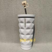 ราคา Startbuck ขาตั้งกล้องถ้วย Starbuck กระบอกใส่น้ำสแตนเลสสตีลสับปะรดสีขาวทนความร้อนแก้วกาแฟแก้วแบบมีหลอด Starbuck แก้ว Starbuck Starbuck Starbuck (17797418582)