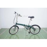 ราคา จักรยานพับได้ญี่ปุ่น ล้อ 20 นิ้ว มีเกียร์ อลูมิเนียม Dahon Route สีเขียว จักรยานมือสอง (20890615253)