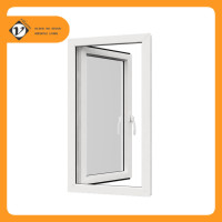ราคา Vilann หน้าต่างบานเปิดเดี่ยว uPVC บานเปิดขวา พร้อมมุ้งบานเปิด ขนาด 60x110 ซม สีขาว (7658573120)