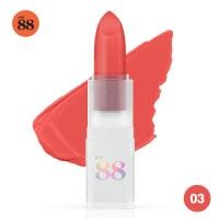 ราคา Ver 88 LIVE NAO CLASSICA MATTE LIPSTICK เวอร์ 88 ไลฟ์ นาว คลาสสิก้า แมทลิปสติก เครื่อสำอาง ลิปติดทน กันน้ำ (16127356833)