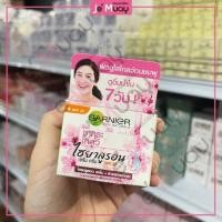 ราคา Garnier Cream Sleeping Mask การ์นิเย่ ครีม สลีปปิ้งมาส์ก ครีมบำรุง เซรั่ม ครีม มาส์ก ผิวดูกระจ่างใส 18 ml (16714806417)