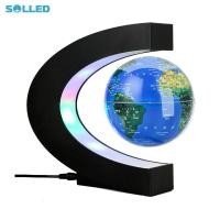 ราคา ลูกโลกลอยได้ด้วยแม่เหล็กโมล Led พร้อมฐานรูปตัว C แผนที่โลกสีสันสดใสสำหรับตกแต่งสำนักงานที่บ้าน 17 5X17 3X4 5ซม (19921460934)