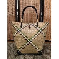ราคา กระเป๋าสานกระจูด สานสลับสี แน่นหนา ลายสานละเอียด ก้นหนา มีหลายขนาดให้เลือก (12599514143)