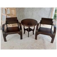 ราคา สีโอ๊ค ชุดเก้าอี้ไม้สัก ประกอบแล้ว ขายแยก ชุดโต๊ะกาแฟ เก้าอี้สนาม เก้าอี้สนาม เก้าอี้วินเทจ โต๊ะไม้สัก Teak Wooden Coffee Table (20250471202)