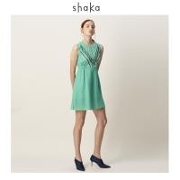 ราคา Shaka SS18 NEON MINI DRESS เดรสสั้นคอกลมแขนกุดแนวสปอร์ต DS S180309 (21101956352)