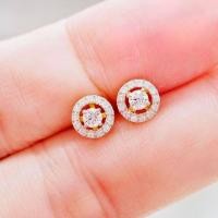 ราคา พร้อมส่ง ต่างหูเพชรแท้พร้อมแจ๊คเก็ตถอดได้ ทองคำแท้9K ทอง37 5 เพชรแท้น้ำ100 เบลเยี่ยมคัต 9KPE1232 (20887990343)