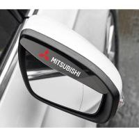 ราคา Xuming กระจกมองหลังรถยนต์ที่บังฝนกระบังหน้ากระจกด้านข้างคิ้วกันฝนรถยนต์2ชิ้นกันน้ำฝนกระจกมองหลังรถยนต์สำหรับ Mitsubishi Mirage G4 Xpander Montero Sport Lancer Eclipse Outlander L300 L200 Pajero Attrag