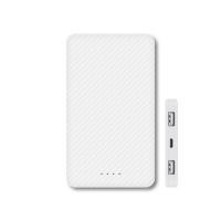 ราคา Eloop E30 แบตสำรอง 5000mAh Power Bank ลายเคฟล่า บางเบา พกพาสะดวก (18994903384)