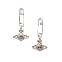 ราคา ของแท้ 100 Vivienne Westwood earrings ต่างหูดาวเสาร์ รูปสี่เหลี่ยมขนมเปียกปูน ต่างหูขา พร้อมจัดส่งจากประเทศไทย (20799980350)