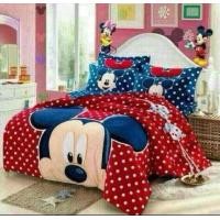 ราคา ชุดผ้าปูที่นอนลายมิกกี้เม้าส์ ครบชุด 6 ชิ้น ขนาด 3 5 5 6 ฟุต (16357315401)