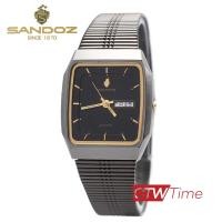ราคา SANDOZ นาฬิกาข้อมือผู้ชาย สายสแตนเลส รุ่น SD79027B04 สีดำ หน้าปัดสีดำ (20921943406)