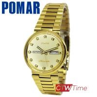 ราคา ผ่อนชำระ สูงสุด 10 เดือน Pomar นาฬิกาข้อมือผู้ชาย Automatic สายสแตนเลส รุ่น PM8119GG01 สีทอง หน้าปัดสีทอง (13084706661)