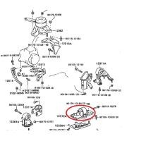 ราคา NISTO ยางแท่นเครื่อง ยางหิ้วเครื่อง ซ้าย โตโยต้า โคโรน่า ST191 ST 191 Toyota Corona (4629032223)