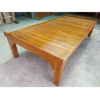 ราคา hangdee เตียงไม้สักแท้ เตียงกั้นหัว ท้าย เตียงนอน3 5ฟุต กว้าง100 ยาว200 ส45ซม เตียงนอน เตียงนั้งเล่น เตียงผู้ป่วย (19695165714)