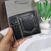 ราคา กระเป๋าสตางค์ใบสั้น c k หนังนุ่ม 4 5 นิ้ว (21140169554)