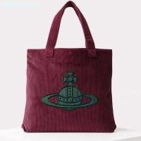 ราคา Vivienne Westwood กระเป๋าถือสไตล์ตะวันตกแปซิฟิกสะพายไหล่กระเป๋าใบกระเป๋าผ้าลูกฟูกดาวเสาร์ทำจากความจุมากของญี่ปุ่น (20166588354)