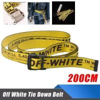 ราคา เข็มขัดหัวเหล็กขนาดใหญ่แบบผูกเชือกใหม่ OFF WHITE 1 1ขนาด200ซม (891602237)