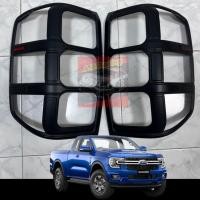 ราคา ครอบไฟหน้า ครอบไฟท้าย รุ่น XL XL ครอบท้าย รุ่น XLT Ford Ranger NEXT GEN 2022 2023 สีดำด้าน โลโก้แดง Ford Ranger NEXT GEN 2022 (17046003671)