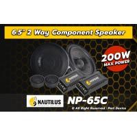 ราคา NAUTILUS NP65C 6 5 2 Way Component Set Speaker 200W Peak Power ลำโพงรถยนต์ เครื่องเสียงติดรถยนต์ Speaker Amplifier Car Audio สินค้าพร้อมส่ง (12414396849)