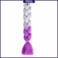 ราคา Yiha ผมเปีย ไหมถักผม แฮร์พีชผมเปีย ยาว 24 60cm แฮร์พีช ไหมถักผม สีทูโทน ไหมถัก ผมเปีย wig braids (18506178475)