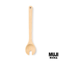 ราคา มูจิ ส้อมไม้สำหรับเสริฟอาหาร MUJI A Rubber Wood Serving Fork (20887562731)