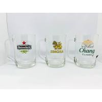 ราคา 6ใบ UG 134 440ml แก้วใส แก้วมีหู แก้วเบียร์ มีหูจับ แก้วมัค แก้วลาย แก้วเบียร์ แก้วเหล้า แก้ว หนา อย่างดี ใบใหญ่ Union Glass (12276239333)