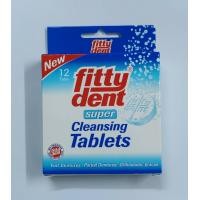 ราคา Fitty dent super Cleansings Tablets เม็ดฟู่แช่ฟันปลอม กล่องบรรจุ12เม็ด ใช้แช่ทำความสะอาดฟันปลอมอายุ04 2526 เม็ดฟู่แช่ฟันปลอม FITTY DENT แบบ12เม็ด รายละเอียดสินค้า ฟิตตี้เด้นท์ เม็ดฟู่ทำความสะอาดฟันปลอ