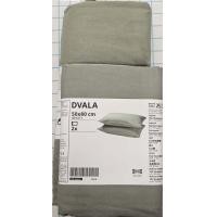 ราคา IKEA อิเกียแท้พร้อมส่ง ชุดเครื่องนอน 3 ชิ้น DVALA ผ้าปูที่นอนรัดมุม ปลอกหมอน 2 ชิ้น ระบายอากาศได้ดี ขนาด 90x200 cm 3 ฟุต (20538031727)