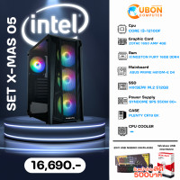 ราคา COMSET X MAS 05 คอมประกอบ INTEL CORE I3 12100F GTX 1650 16GB 512GB 550W (21006791318)