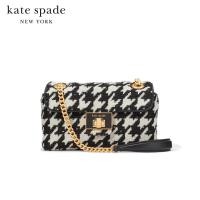 ราคา KATE SPADE NEW YORK EVELYN HOUNDSTOOTH SMALL SHOULDER CROSSBODY KE378 กระเป๋าสะพายไหล่ (20835866244)