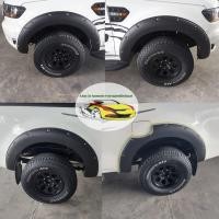 ราคา คิ้วล้อ Ford Ranger สีดำด้าน 6 นิ้วมีหมุด ใส่ปี 2015 2017 และปี 2018 2021 (19757582575)