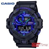 ราคา Casio G Shock นาฬิกาข้อมือสุภาพบุรุษ สายเรซิ่น รุ่น GA 700VB 1ADR (17781361938)