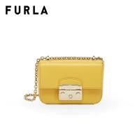 ราคา FURLA กระเป๋าสะพายผู้หญิง รุ่น METROPOLIS MINI CROSSBODY HONEY (20526372309)