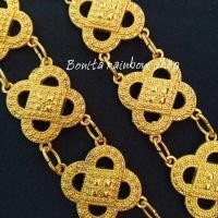 ราคา เข็มขัดชุดไทย เข็มขัดผ้าถุง เข็มขัดล้านนา เข็มขัดเส้นเล็ก สามารถปรับขนาดได้ เข็มขัดของเด็ก ใส่ได้ทั้งเด็กและผู้ใหญ่ ความยาวโดยประมาณ 39 40 นิ้ว (17288673913)