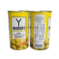 ราคา YBARRA มะกอกเขียวสอดไส้แองโชวี่ YBARRA Green Olives Stuffed wih Anchovies 350 g (16052428591)