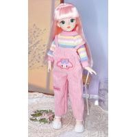 ราคา ตุ๊กตาBJDเด็ก 1 4 ตุ๊กตาข้อต่อ ตาแก้ว 3D Eyes 30cm 21 ข้อต่อ เด็กฝรั่ง พร้อมชุดและรองเท้า (20539828181)