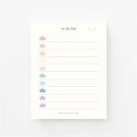 ราคา UNDERGR แบบยาว กระดาษเครื่องเขียน นักเรียน อุปกรณ์การเรียน Planner Memo Memo Pad To Do List Planner Note แผ่นรองเขียน (20148181862)