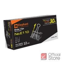 ราคา Elephant คลิปหนีบกระดาษ คลิปดำ No E108 E109 E110 E111 E112 จำนวน 1 กล่อง (20524124030)