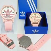 ราคา ฟรีกล่อง นาฬิกาแฟชั่น เรียบหรู ระบบเข็ม หน้าปัดกลมadidas สำหรับผู้หญิง สายยาง ใส่ได้ทุกสถานการณ์ RC139 (4275310328)