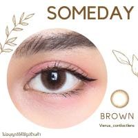ราคา คอนแทคเลนส์ Mini Someday Gray Brown ยี่ห้อ kitty kawaii ค่าสายตาปกติ (18930592757)