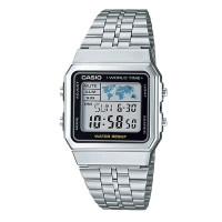 ราคา ประกันร้าน Casio นาฬิกาข้อมือ รุ่น A500WA 1DF S Standard Silver (18952907320)