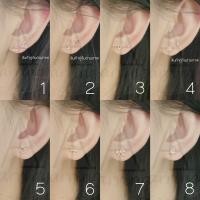ราคา มินิมอลสีพิงค์โกลด์54 ต่างหูมินิมอลแบบติดหู ราคาต่อ1คู่ พร้อมแป้น ทับหลัง แบบโลหะทุกคู่ (19563941871)