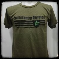 ราคา เสื้อทหารusa 2nd Infantry Division ผ้าบาง50 (19954455664)