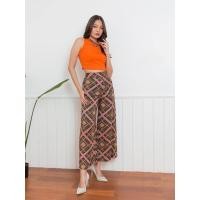 ราคา WINAWA SQUARE PANTS African High Waist Pants กางเกงขายาว กางเกงขายาวผญ กางเกงขายาวผ้าสปันเรยอน กางเกงเอวยืด กางเกงเอวสูง กางเกงขาบาน กางเกงพิมพ์ลาย (21055165435)