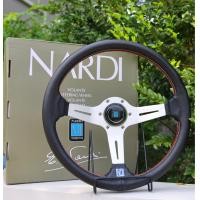 ราคา พวงมาลัยแต่งซิ่ง Nardi พวงมาลัยสีเงิน งานเย็บสองชั้น แป้นแตรนาดี้ สายไฟ น็อตครบชุด (18309939818)