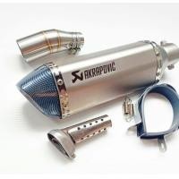 ราคา ท่อไอเสียมอไซ ท่อนินจา300 ชุดท่อสลิปออน Z Ninja 250 300 AK14นิ้วเงินปากเคฟล่า (18856238519)