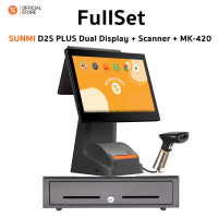 ราคา SUNMI D2splus Dual 2จอ 15 6 10 1 เครื่องคิดเงิน พร้อมระบบขายหน้าร้าน ฟรีไม่มีรายเดือน (18955776635)