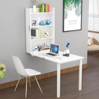 ราคา โต๊ะพับอเนกประสงค์แบบเรียบง่ายติดผนังขนาดเล็กทรงสี่เหลี่ยมผืนผ้าติดผนังอเนกประสงค์แบบแขวนผนังโต๊ะรับประทานอาหารขนาดเล็กพับได้ (11427997739)